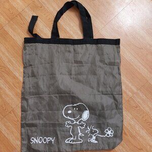 Thin Lightweight Foldable Portable Tote Bag Snoopy Print Groceries Books ETC